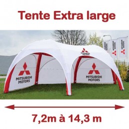Tente publicitaire gonflable 3x3m