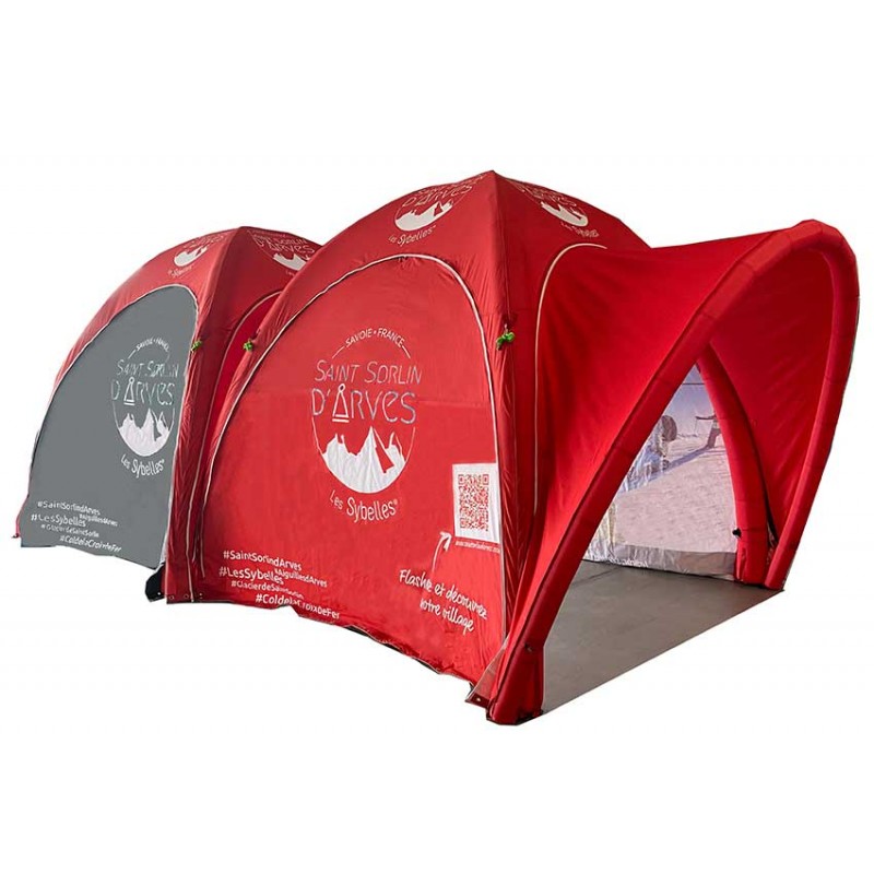 Tente gonflable - tente publicitaire - tente personnalisable